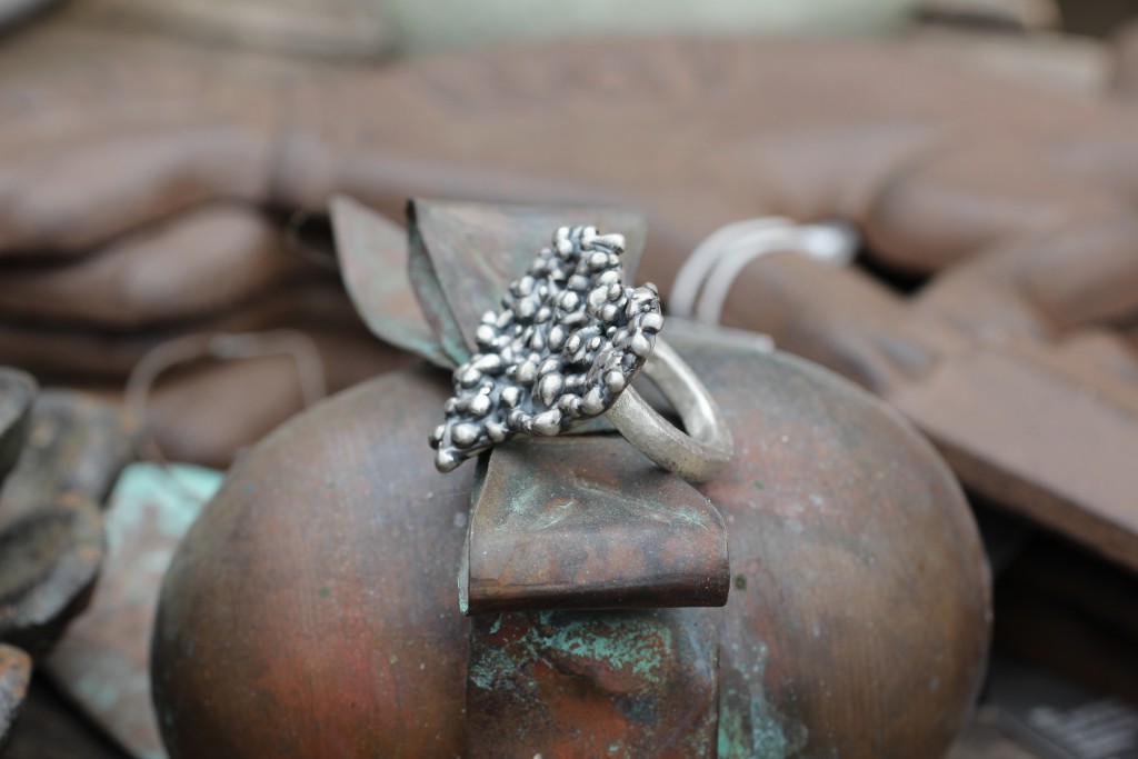Unika sølv ring i str. 52 - Image 3