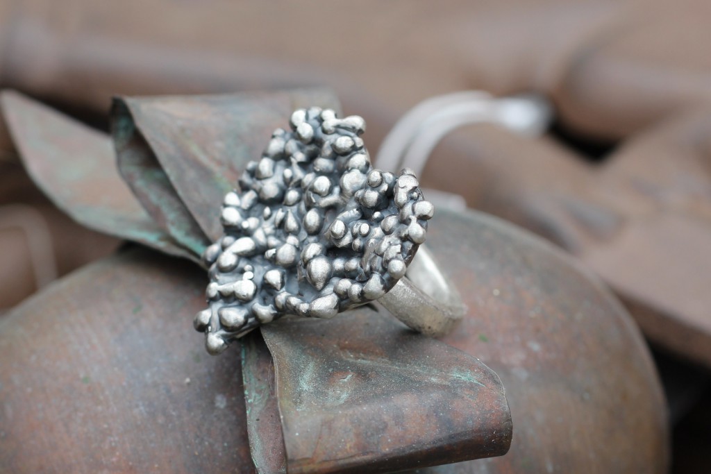 Unika sølv ring i str. 52 - Image 2