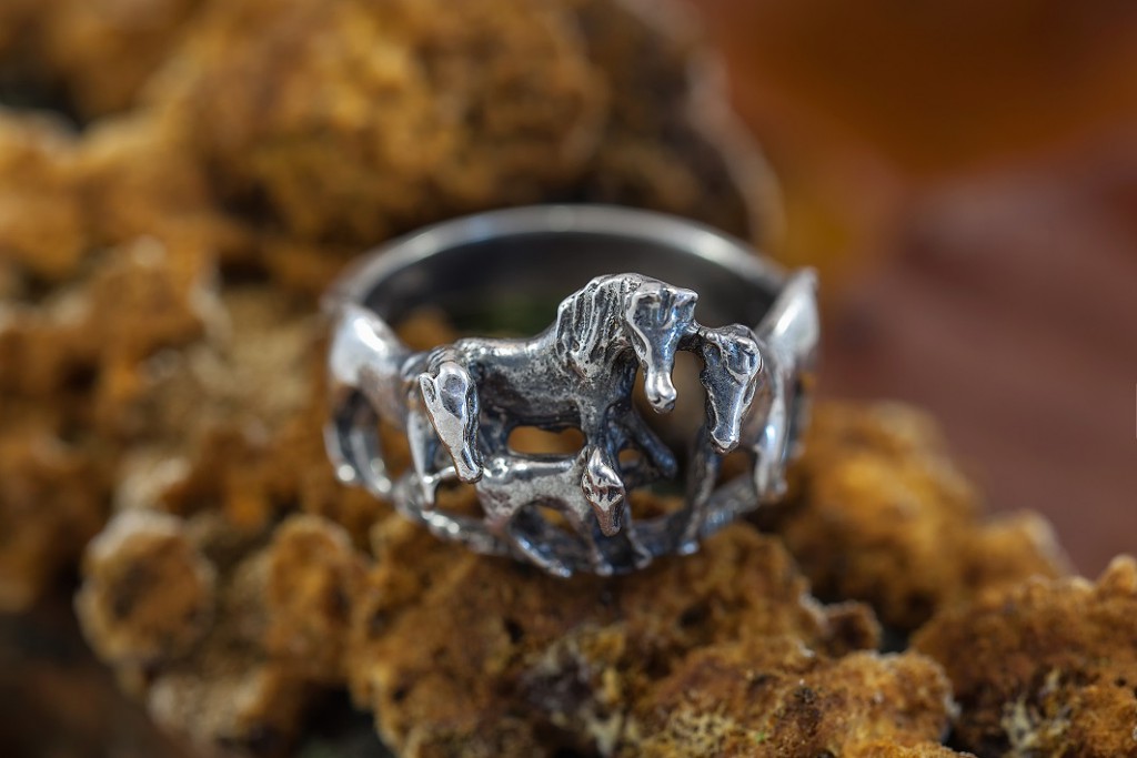 "Hesteflok" ring