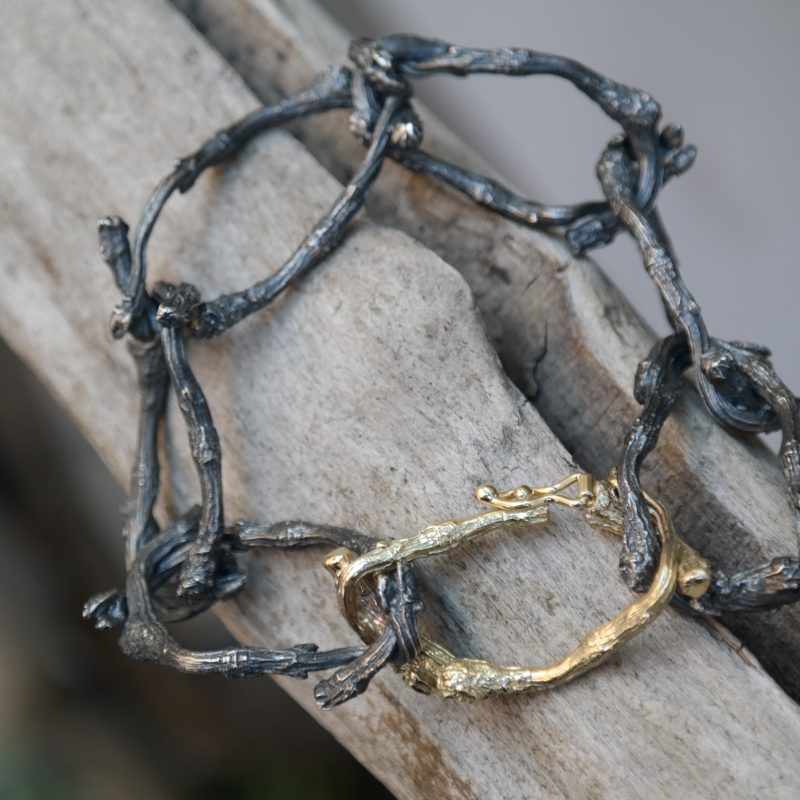 armbånd, guld, sølv